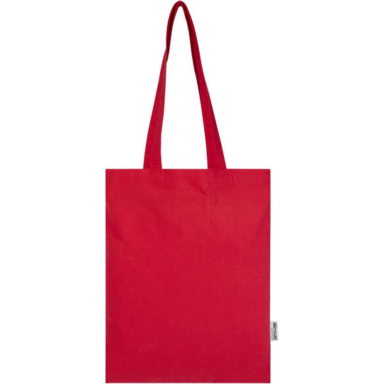 Madras Blend 140 g/m² Tragetasche aus GRS-recycelter Baumwolle 7L - EgotierPro 120760