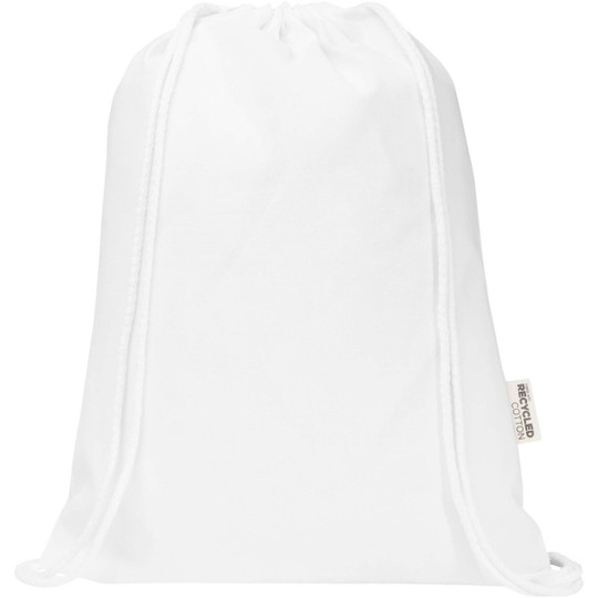 Oregon Blend 140 g/m² GRS recycled drawstring bag 5L - EgotierPro 120761
