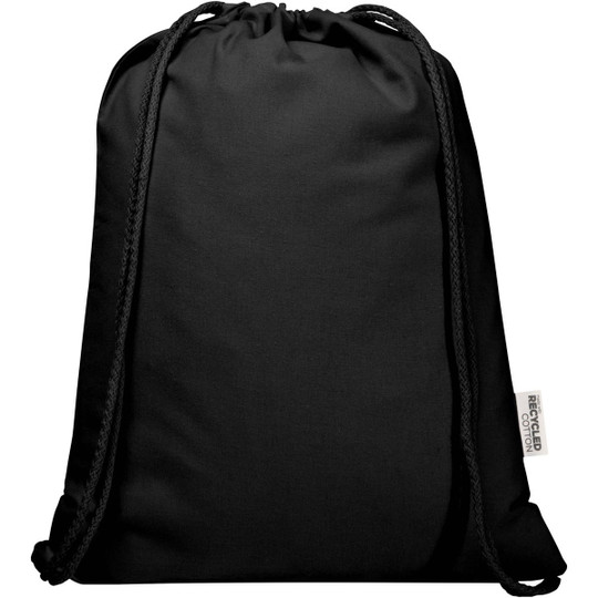 Oregon Blend 140 g/m² GRS recycled drawstring bag 5L - EgotierPro 120761