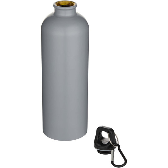 Oregon 750 ml matte RCS recycled single wall stainless steel water bottle with carabiner - EgotierPro 100872