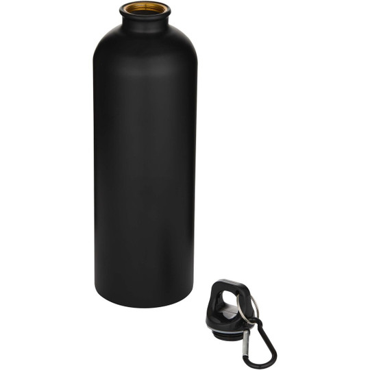 Oregon 750 ml matte RCS recycled single wall stainless steel water bottle with carabiner - EgotierPro 100872