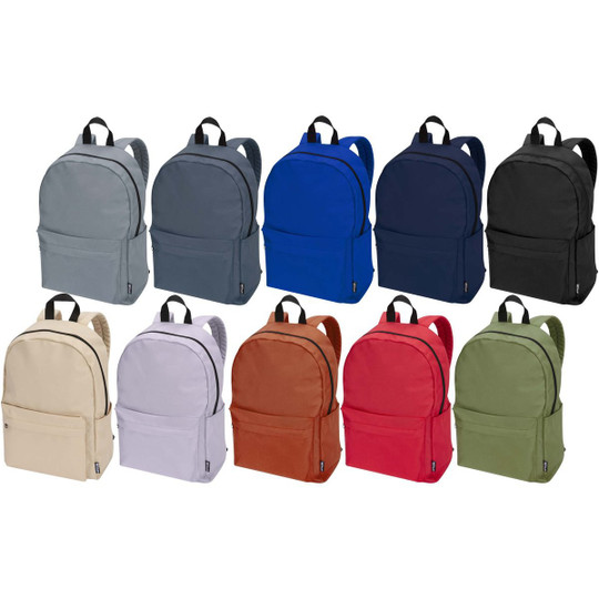 Byron 14" GRS recycled city laptop backpack 16L - EgotierPro 130096
