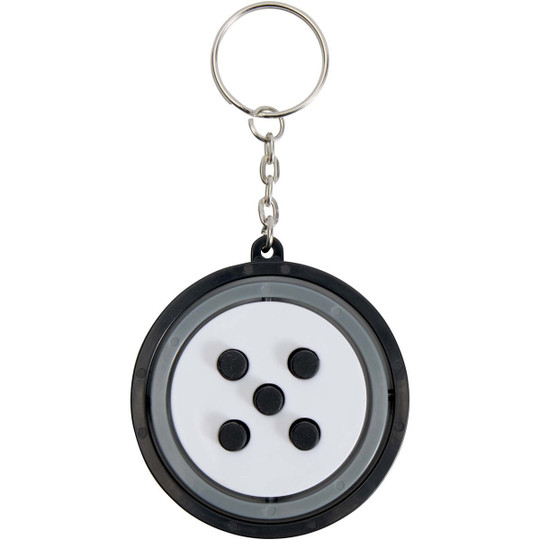 Spinx recycled plastic gyroscope fidget keychain - EgotierPro 126342