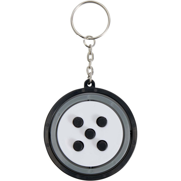 Spinx recycled plastic gyroscope fidget keychain - EgotierPro 126342