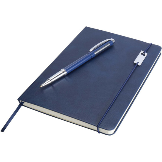 Luxe 106258 - Legato Elegance A5 hard cover notebook and rollerball pen set