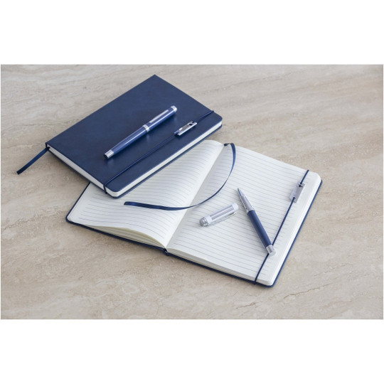 Luxe 106258 - Legato Elegance A5 hard cover notebook and rollerball pen set