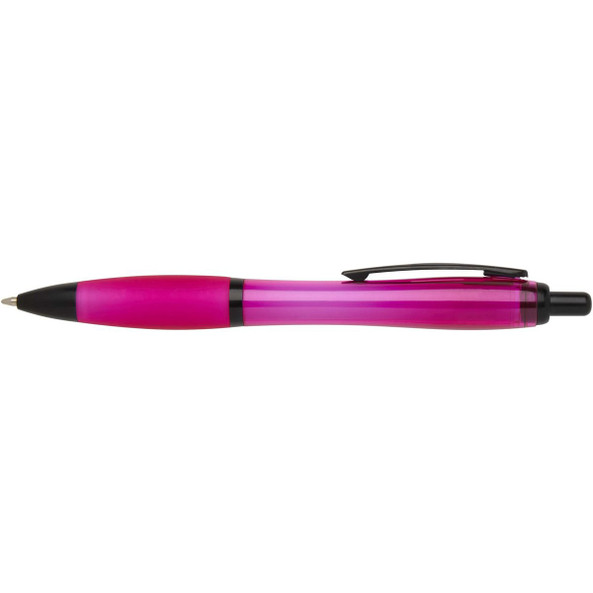 Nash recycled plastic ballpoint pen with black trims (black ink) - EgotierPro 106296