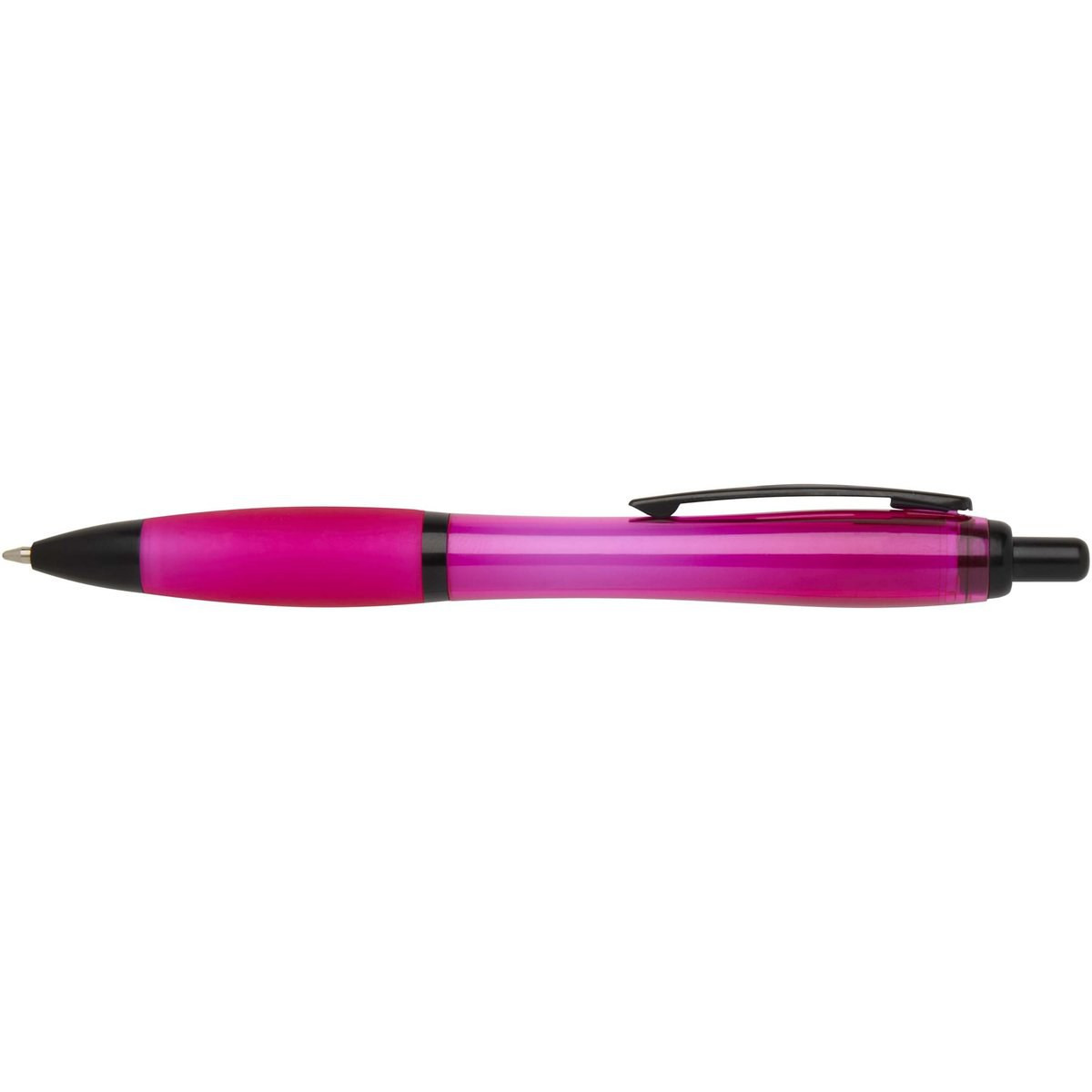 Nash recycled plastic ballpoint pen with black trims (black ink) - EgotierPro 106296