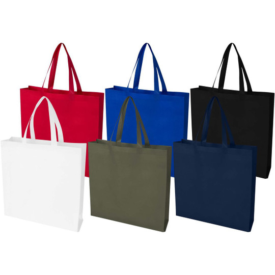EcoSeal GRS recycled nonwoven gusset tote bag 12L - EgotierPro 130106