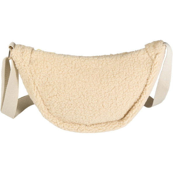 Bear GRS recycled sherpa crossbody bag 3L - EgotierPro 120774