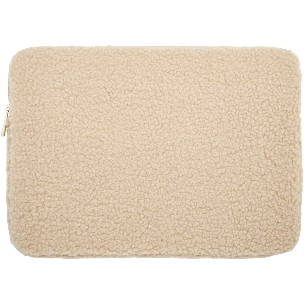 Bear 13" GRS recycled sherpa laptop sleeve 2L - EgotierPro 120775