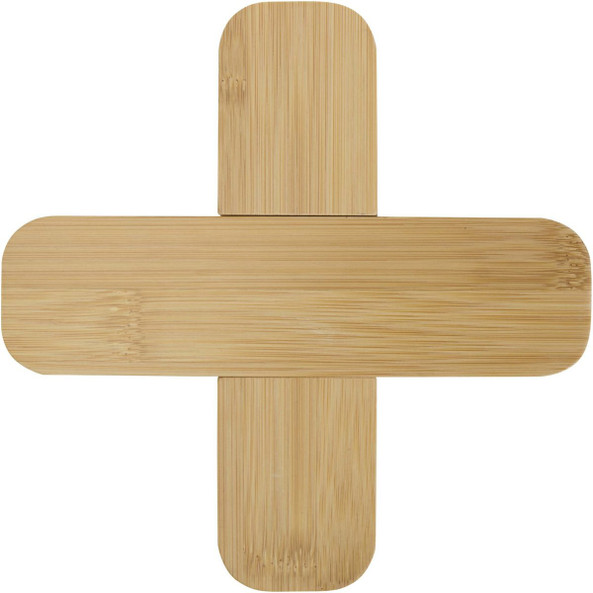 Croc bamboo trivet - large - EgotierPro 126364