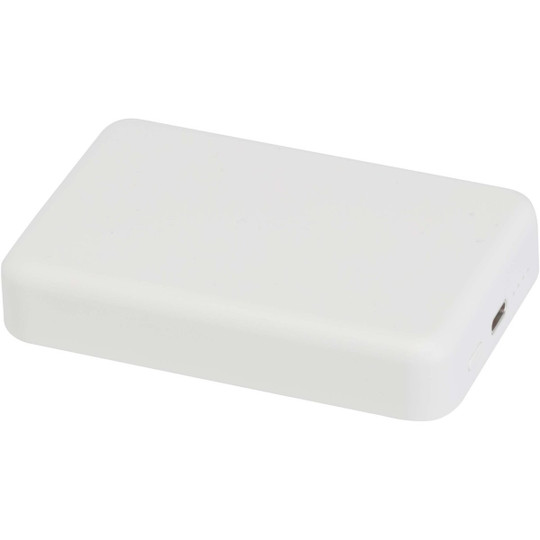 EgotierPro 124442 - Acrab 15 W 10.000 mAh magnetische kabellose Powerbank mit 20 W PD aus recyceltem Kunststoff