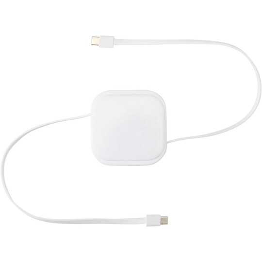 Gloas 5-in-1 recycled retractable data sync and 100W fast charge cable with smartphone tool kit - EgotierPro 124448
