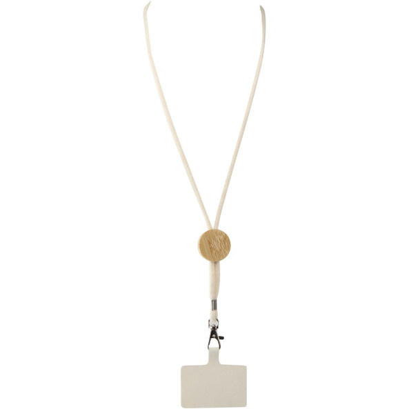 Adhab smartphone lanyard with bamboo details - EgotierPro 124456