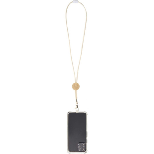 Adhab smartphone lanyard with bamboo details - EgotierPro 124456