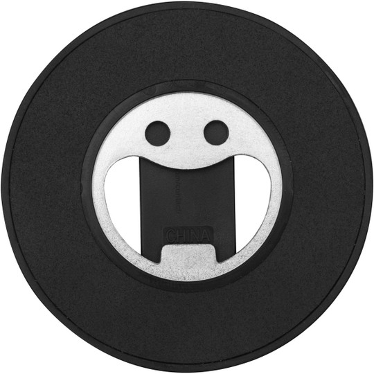 Ain magnetische telefoonstandaard van gerecycled plastic met flesopener  - EgotierPro 124461