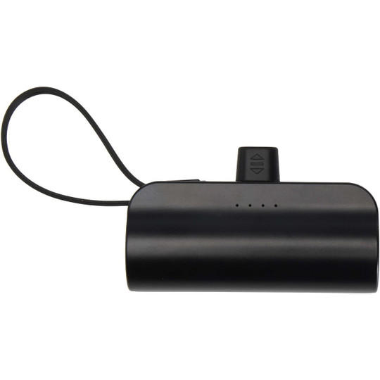 Alnair 5000 mAh 10W recycled plastic Type-C power bank with built-in flip stand and 2-in-1 cable - EgotierPro 124472