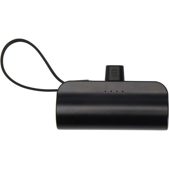 Alnair 5000 mAh 10 W Type-C powerbank i genvundet plast med indbygget holder og 2-i-1-kabel - EgotierPro 124472