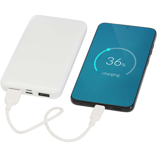 Intan powerbank van 10.000 mAh 10 W van gerecycled plastic - EgotierPro 124458