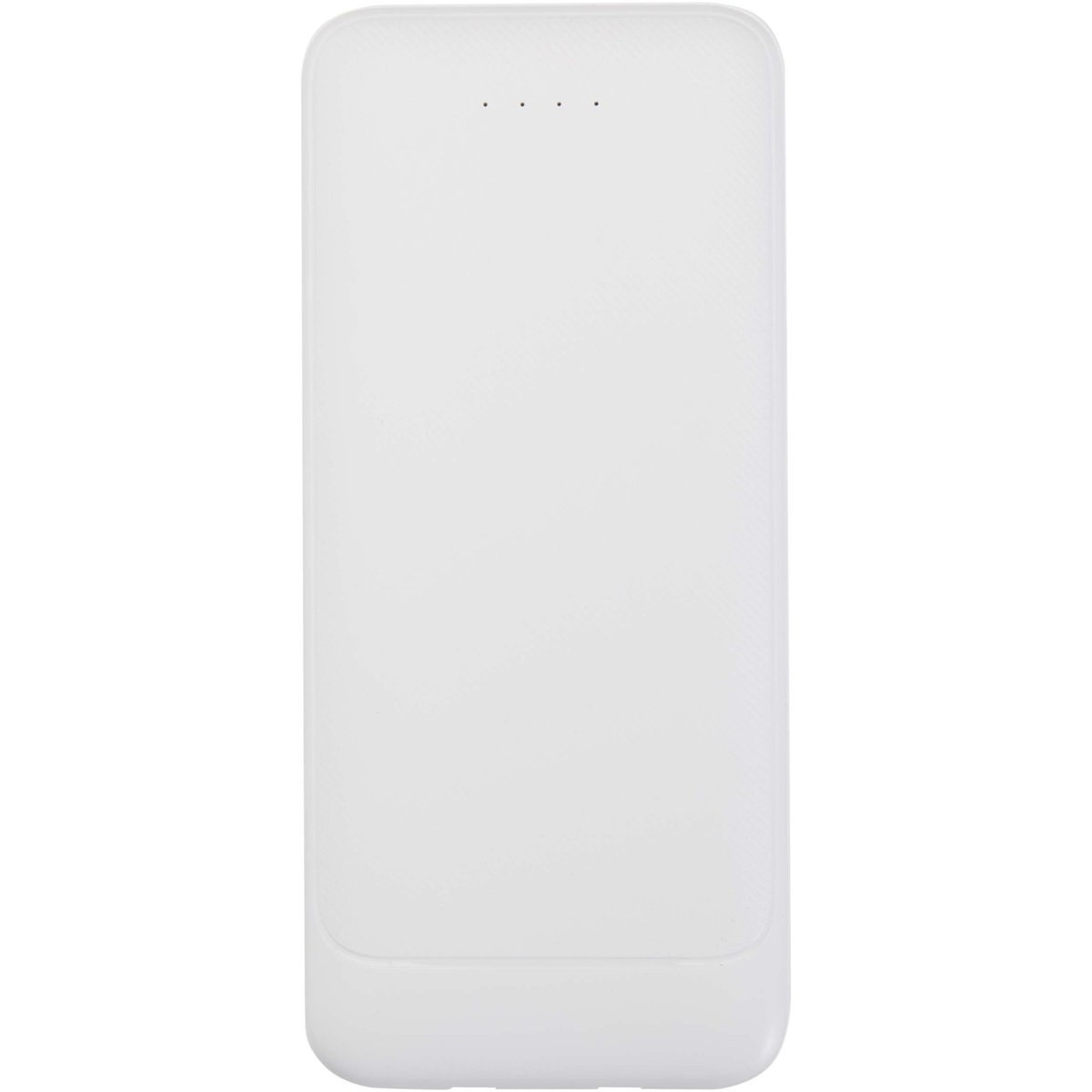 Adhil 10.000 mAh 10W recycled plastic power bank with 2 built-in cables - EgotierPro 124459