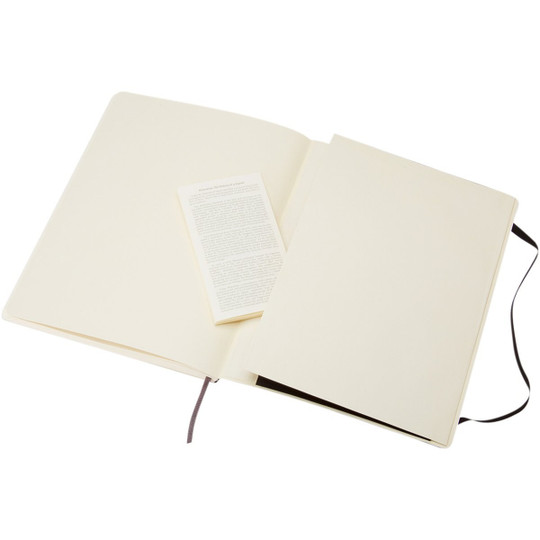 Moleskine 107181 - Classic XL soft cover notebook - plain