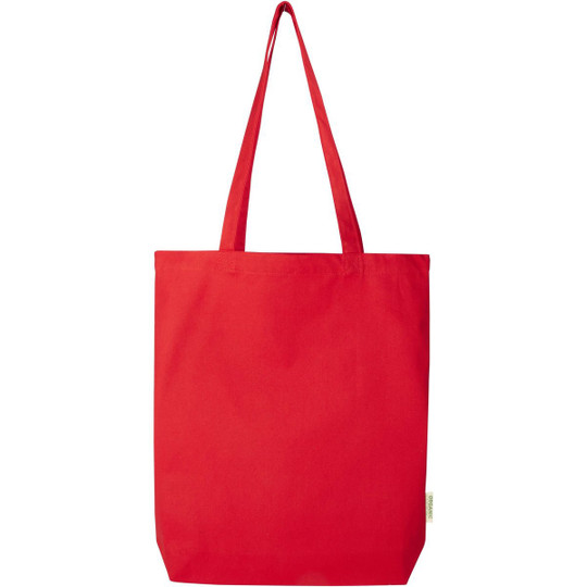 Odisha 180 g/m² OCS organic wide bottom tote bag 11L - EgotierPro 120782