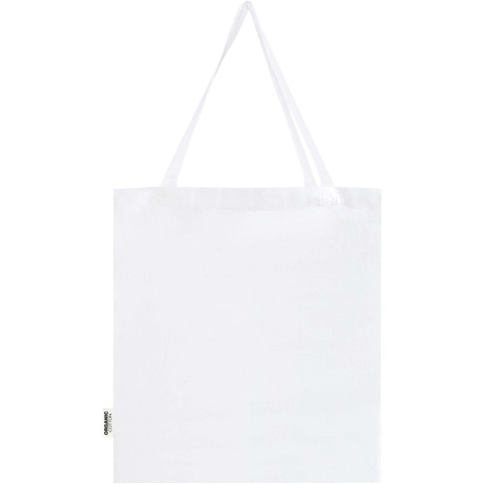 Odisha 180 g/m² tygväska av ekologiskt OCS-material med bälg, 14 l - EgotierPro 120783