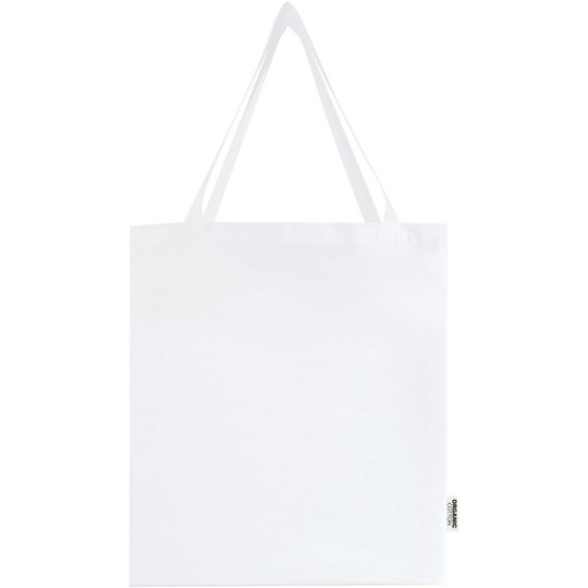 Odisha 180 g/m² tygväska av ekologiskt OCS-material med bälg, 14 l - EgotierPro 120783