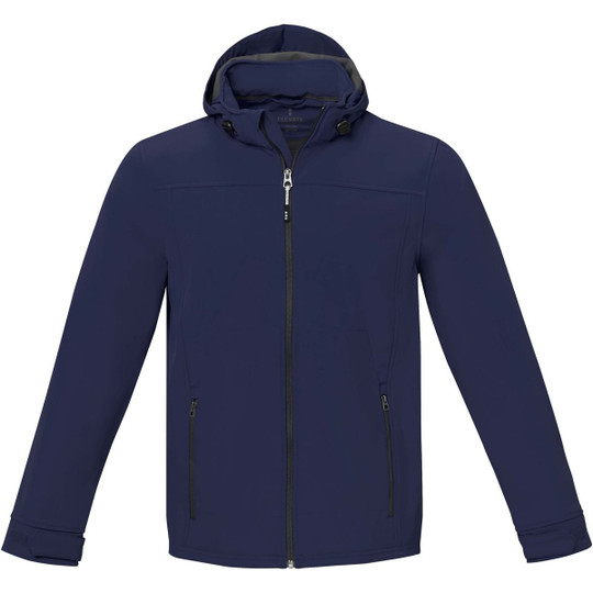 Elevate 39576 - Langley softshell-takki miesten valmistettu GRS-kierrätysmateriaalista
