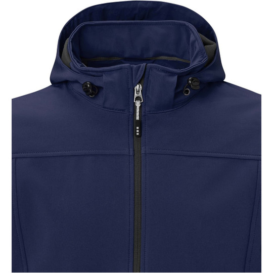 Elevate 39576 - Langley softshell-takki miesten valmistettu GRS-kierrätysmateriaalista