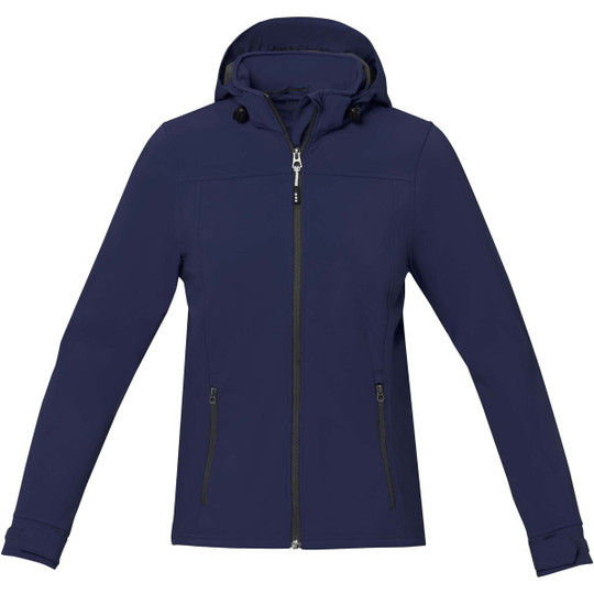 Elevate 39577 - Langley softshell-takki naisten valmistettu GRS-kierrätysmateriaalista