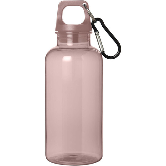 PF Concept 100778 - Oregon 400 ml RCS certified recycled plastic water bottle with carabiner