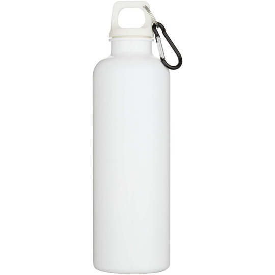 Oregon 750 ml effen RCS gerecycleerde plastic drinkfles met karabijnhaak - EgotierPro 100878