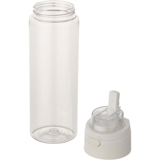Theron 700 ml RCS recycled plastic water bottle with dual function lid and flip straw - EgotierPro 100950