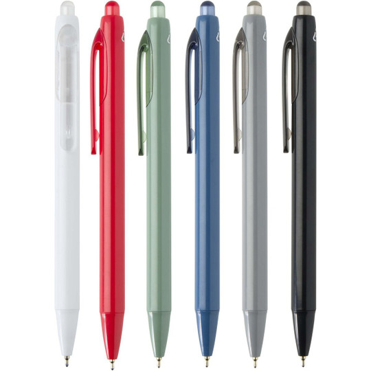 Glen RCS recycled bi-injected ballpoint pen (blue ink) - EgotierPro 106435