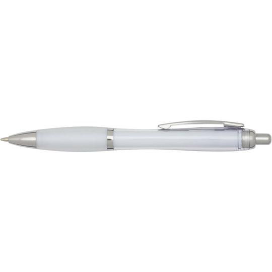 Nash RCS balpen van gerecycled plastic met gekleurde behuizing en grip (zwarte inkt) - EgotierPro 106454
