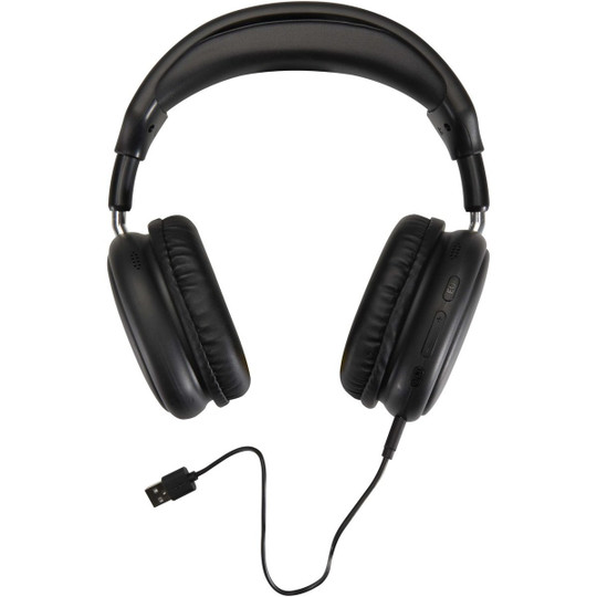 Alzir bezprzewodowy zestaw słuchawkowy Bluetooth® wokółuszny z tworzyw sztucznych pochodzących z recyklingu - EgotierPro 124484