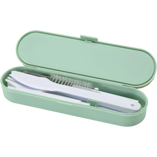 Runa cutlery set with bamboo lid - EgotierPro 126365