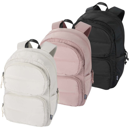 Puffer 15,6" GRS gerecycleerde laptoptas 18L - EgotierPro 130114
