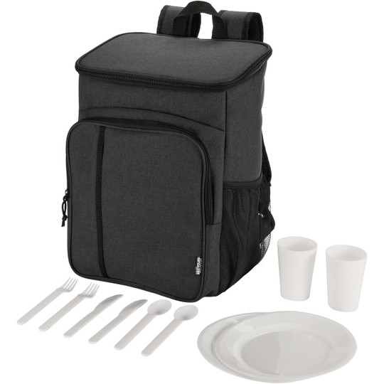 Tundra GRS recycelter Picknickkühlrucksack mit Besteckset 20L - EgotierPro 130120