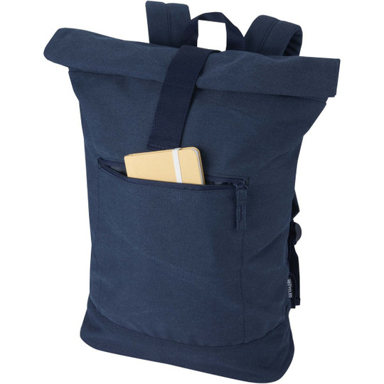 Recanvas 14” GRS recycled rolltop backpack 16L - EgotierPro 130123
