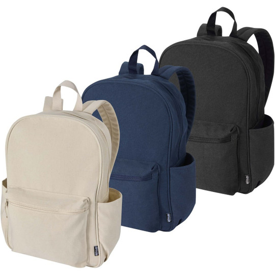Recanvas 15.6” GRS recycled city backpack 16L - EgotierPro 130124