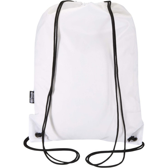Oriole RPET-tas met trekkoord en voorvak met ritssluiting, 5 liter - EgotierPro 130145