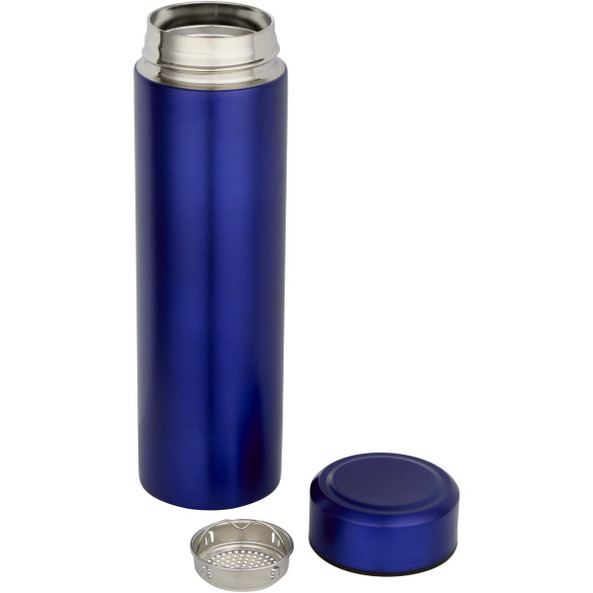 Taylor 450 ml double wall stainless steel flask with tea strainer - EgotierPro 100826