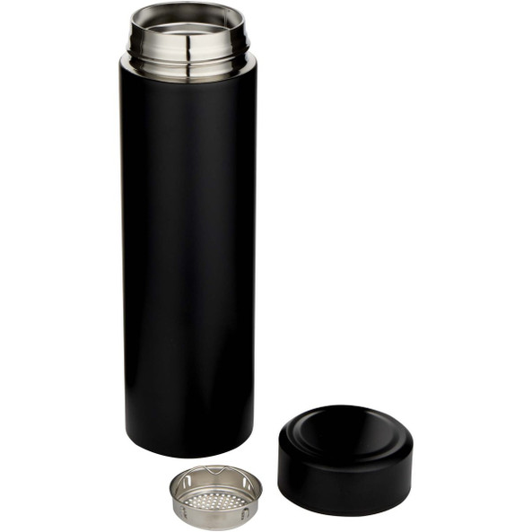 Taylor 450 ml termos ze stali nierdzewnej z podwójnymi ściankami i sitkiem do herbaty - EgotierPro 100826