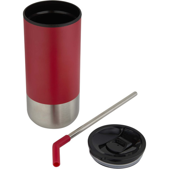 Grayson 480 ml RCS recycled insulated tumbler with straw - EgotierPro 100918