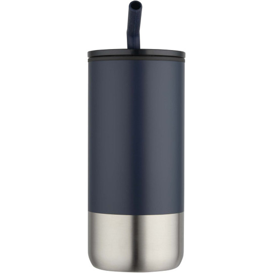 Grayson 480 ml RCS gerecycleerde geïsoleerde beker met rietje - EgotierPro 100918