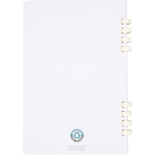 Fil A5 hard cover RCS recycled spiral notebook - EgotierPro 107046