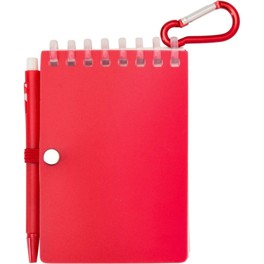 Lig Mini recycled outdoor soft cover notebook and ballpoint pen set (black ink) - EgotierPro 107051